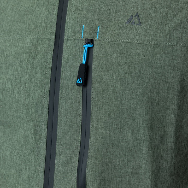 Adventure 2.0 Men’s Olive Green Jacket | Eco-Friendly All-Weather Outerwear | Sustainable Outdoor Adventure Coat