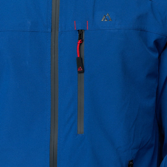 Adventure 2.0 Men’s Navy Blue Jacket | Eco-Friendly All-Weather Outerwear | Sustainable Outdoor Adventure Coat
