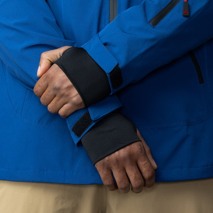 Adventure 2.0 Men’s Navy Blue Jacket | Eco-Friendly All-Weather Outerwear | Sustainable Outdoor Adventure Coat