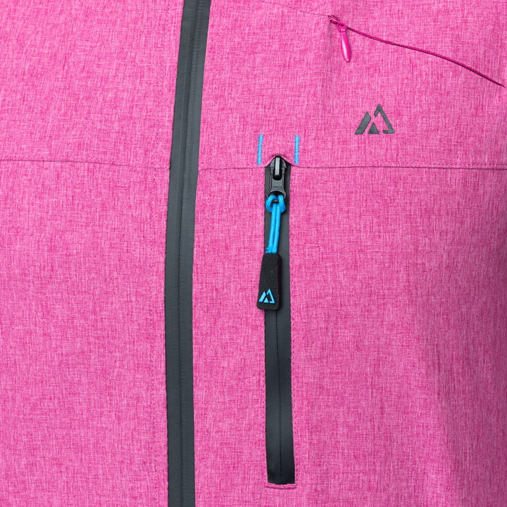 Adventure 2.0 Women’s Pink Jacket | Eco-Friendly All-Weather Outerwear | Sustainable Outdoor Adventure Coat