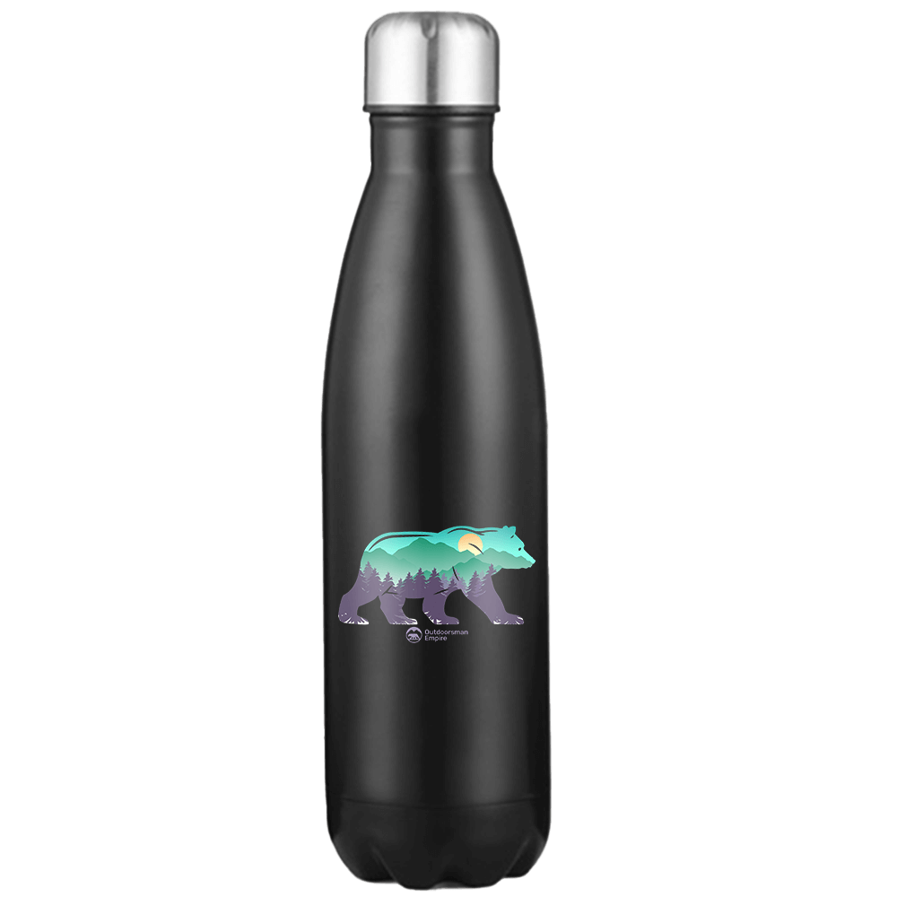 Bear Stainless Steel Water Bottle | Durable Reusable Drinkware | Outdoor Adventure & Everyday Hydration Bottle