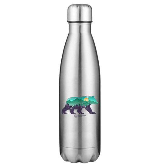 Bear Stainless Steel Water Bottle | Durable Reusable Drinkware | Outdoor Adventure & Everyday Hydration Bottle