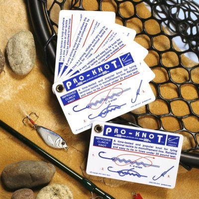 Waterproof Fishing Knot Cards | 10 Essential Knots Guide | Angler Gear