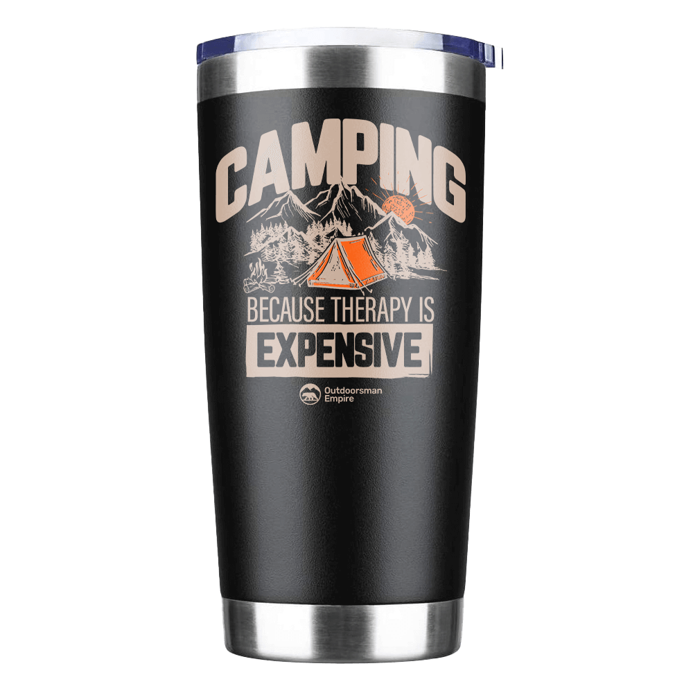 Camping Insulated Tumbler | 20oz Rugged Drinkware | Outdoor Hydration Gear