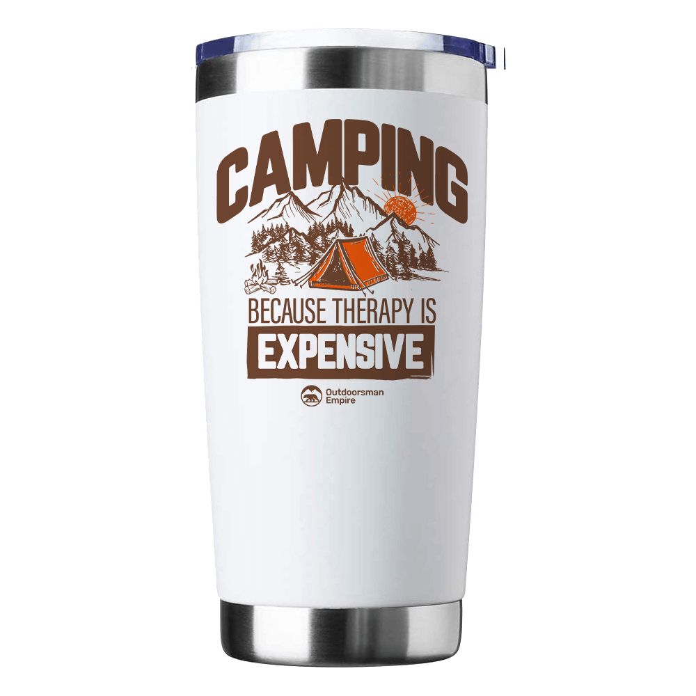 Camping Insulated Tumbler | 20oz Rugged Drinkware | Outdoor Hydration Gear