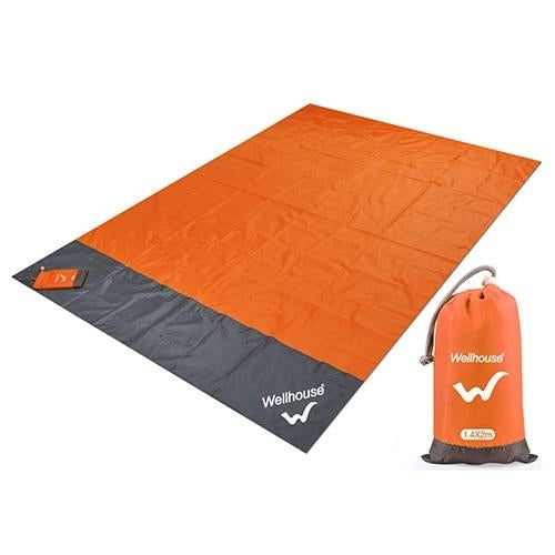Waterproof Portable Camping Mat 82" x 78" (2m x 2.1m) | Lightweight Outdoor Picnic & Beach Blanket | Durable Travel-Ready Ground Cover