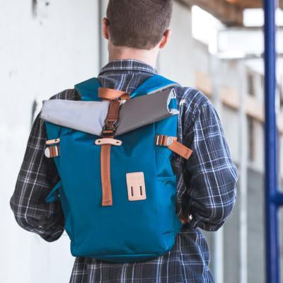 Modern Rolltop Backpack | Durable 1000D Polyester | Lightweight | Stylish | Smart Storage