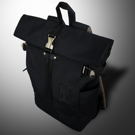 Modern Rolltop Backpack – Durable 1000D Polyester, Smart Storage, Lightweight & Stylish