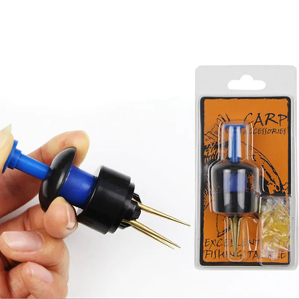 Brass Red Bug Bait Kit | Live Bait Fishing Gear | Copper Bloodworm Clip