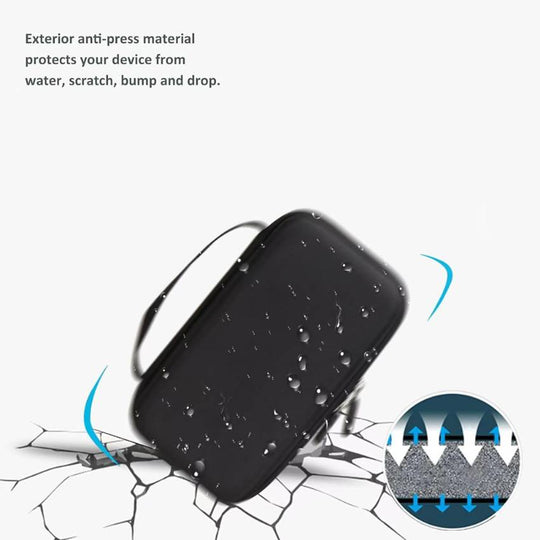 Protective EVA Case for 1080p Sports Action Cameras | Shockproof Travel-Ready Storage | Durable Protective Gear for Adventure Cameras