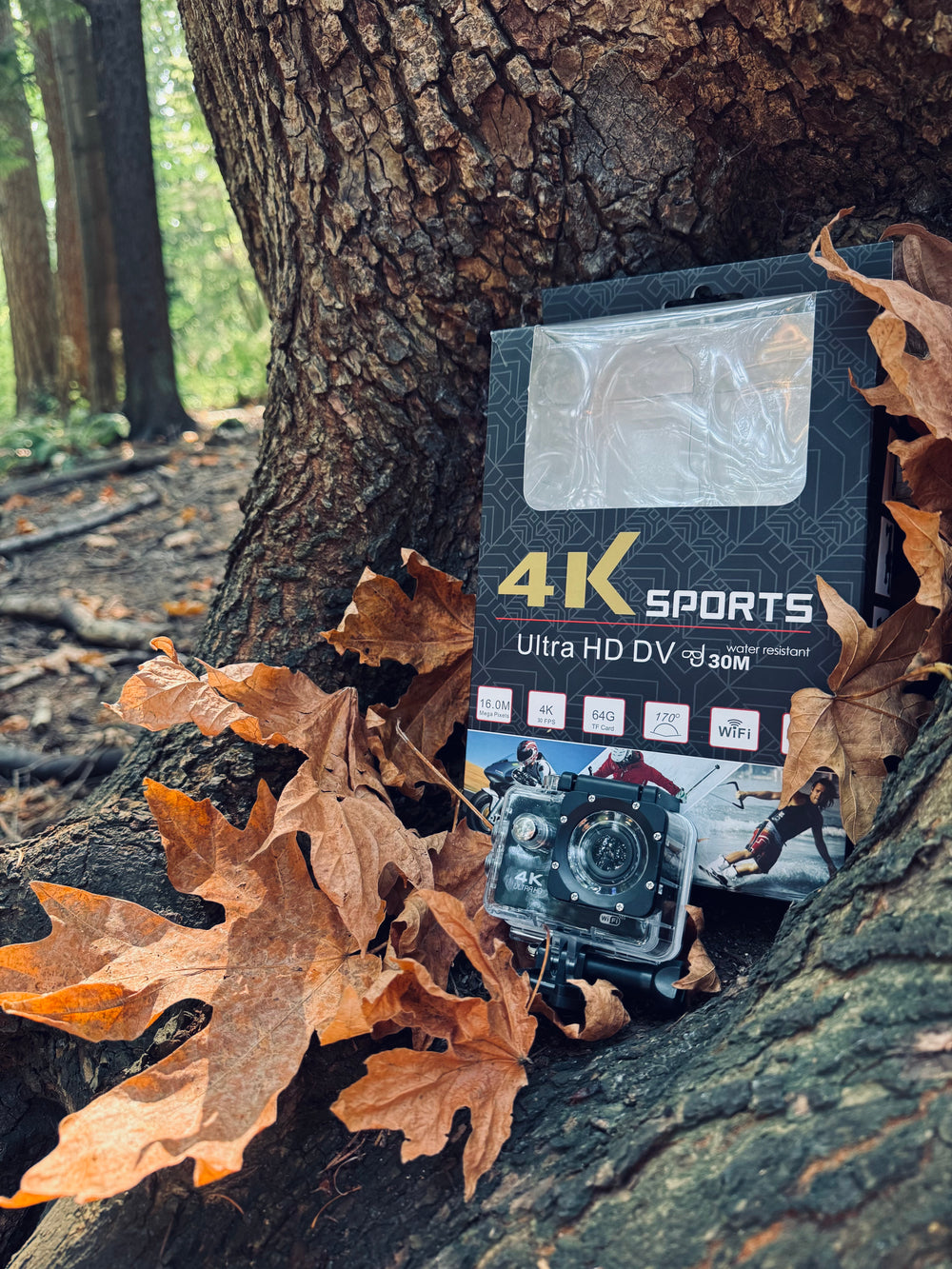 4K Action Pro Sports Camera – Ultra HD, Waterproof 30m, Shockproof & WiFi Enabled