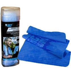 Majestic Cooling Towel Blue | Sports & Outdoor Cooling Cloth | Instant Relief for Heat & Workouts