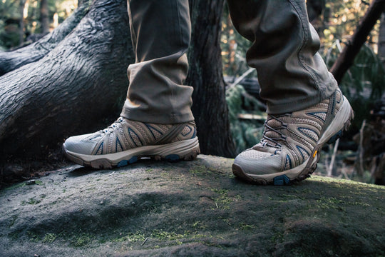 ROCKROOSTER Bedrock Sand 6-Inch Waterproof Hiking Boots | VIBRAM® Sole Durable Outdoor Footwear | Comfortable Trail & Adventure Boots