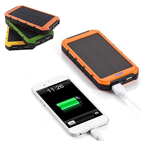 Roaming Solar Power Bank | Portable Dual-USB Charger | Solar-Powered Battery Pack for Outdoor Use