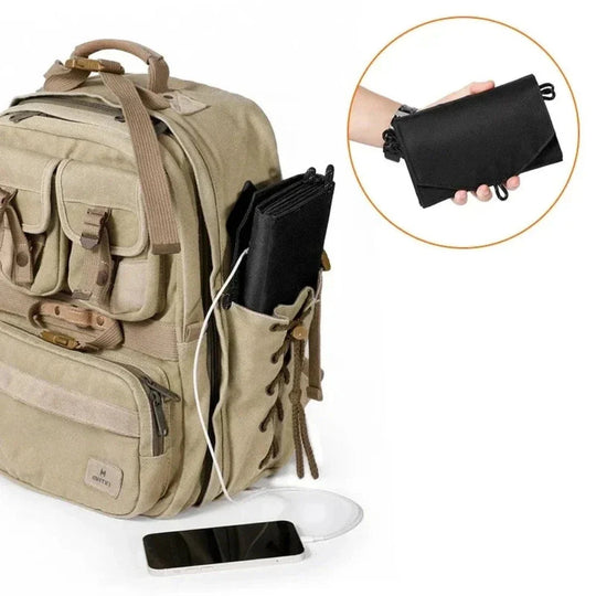 Portable Solar Panel 80W USB Charger | High-Efficiency Folding Solar Charger | Outdoor Power Supply for Devices
