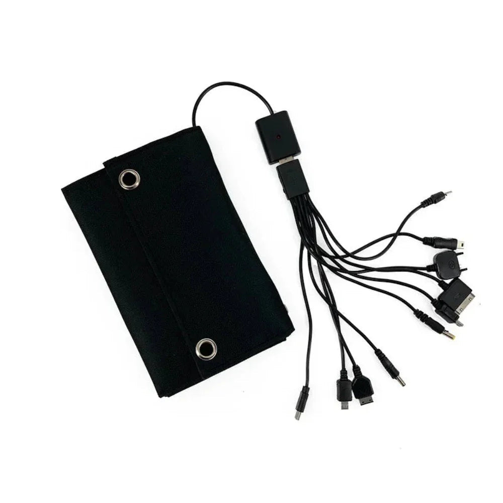 Portable Solar Panel 80W USB Charger | High-Efficiency Folding Solar Charger | Outdoor Power Supply for Devices