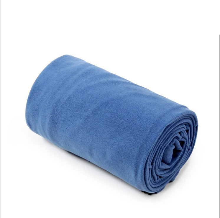 Lightweight Polar Fleece Camping Sleeping Bag | Warm Compact Sleeping Gear | Portable Outdoor Hiking & Travel Blanket