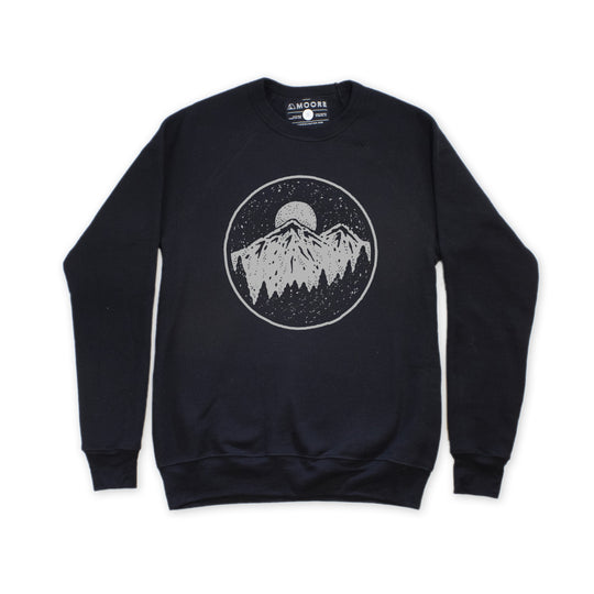 Night Sky Crewneck Sweatshirt – Soft Unisex Fleece for Outdoor Comfort