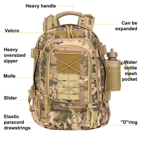Large Outdoor Backpack – Weather-Resistant & Multi-Pocket Design