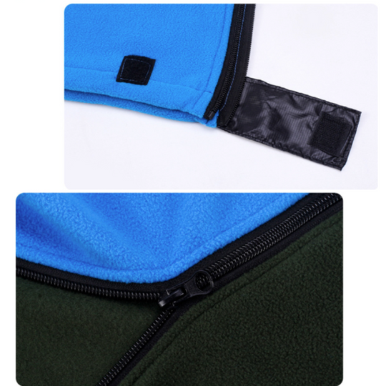 Lightweight Polar Fleece Camping Sleeping Bag | Warm Compact Sleeping Gear | Portable Outdoor Hiking & Travel Blanket