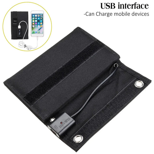 Portable Solar Panel 80W USB Charger | High-Efficiency Folding Solar Charger | Outdoor Power Supply for Devices