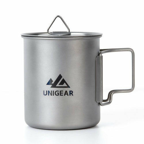 Ultralight Titanium Camping Cup – 450ml Hiking & Backpacking Mug