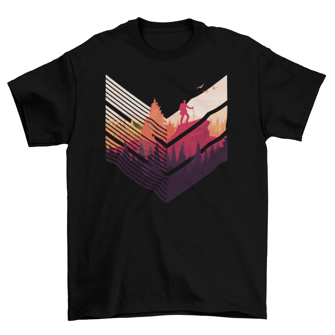 Into the Forest T-Shirt | Outdoor Graphic Tee | Casual Unisex Nature & Hiking Shirt