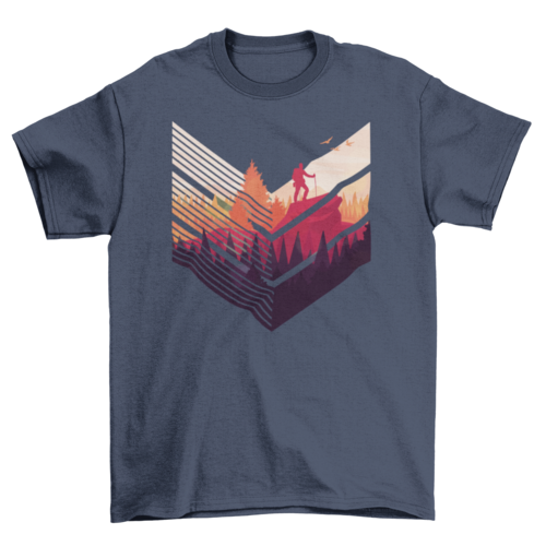 Into the Forest T-Shirt | Outdoor Graphic Tee | Casual Unisex Nature & Hiking Shirt