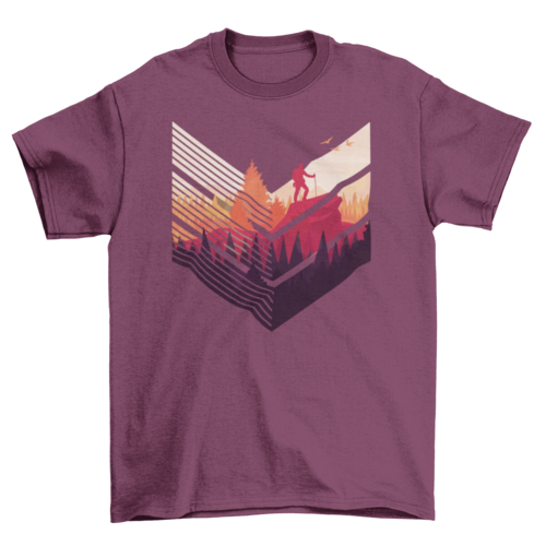 Into the Forest T-Shirt | Outdoor Graphic Tee | Casual Unisex Nature & Hiking Shirt