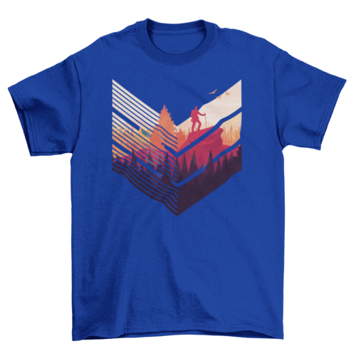 Into the Forest T-Shirt | Outdoor Graphic Tee | Casual Unisex Nature & Hiking Shirt