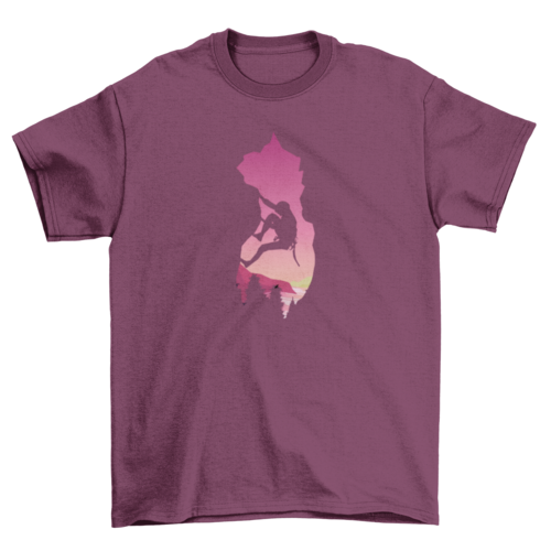Mountain Climbing T-Shirt | Outdoor Adventure Graphic Tee | Casual Unisex Hiking & Climbing Shirt
