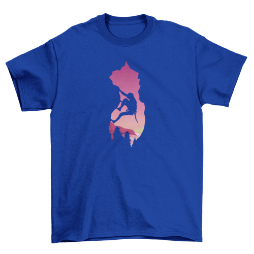 Mountain Climbing T-Shirt | Outdoor Adventure Graphic Tee | Casual Unisex Hiking & Climbing Shirt
