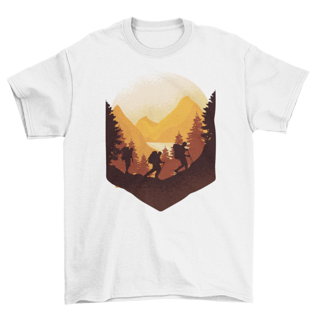 Hiking Outdoors T-Shirt | Casual Graphic Tee | Unisex Outdoor & Nature Adventure Shirt