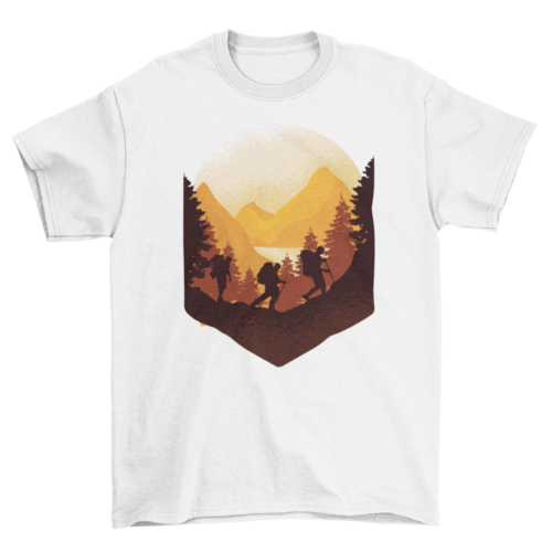 Hiking Outdoors T-Shirt | Casual Graphic Tee | Unisex Outdoor & Nature Adventure Shirt