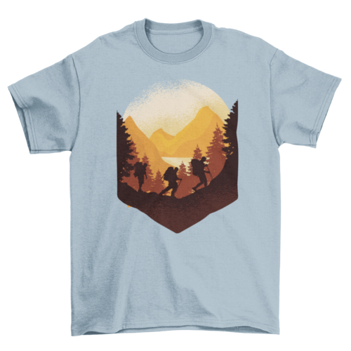 Hiking Outdoors T-Shirt | Casual Graphic Tee | Unisex Outdoor & Nature Adventure Shirt