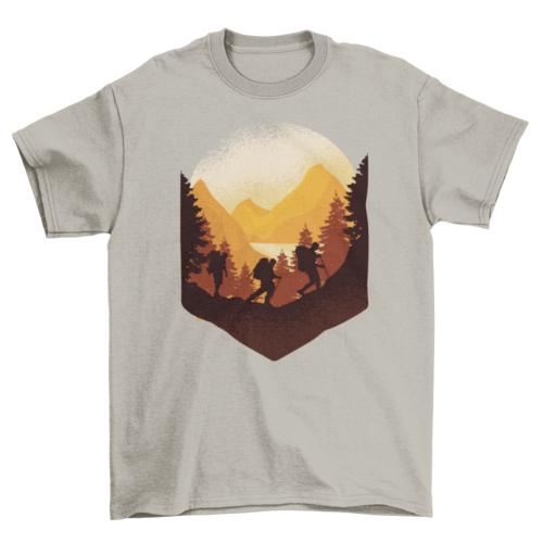 Hiking Outdoors T-Shirt | Casual Graphic Tee | Unisex Outdoor & Nature Adventure Shirt