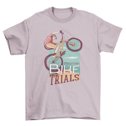 Mountain Biker T-Shirt | Cycling Graphic Tee | Casual Unisex Outdoor & Trail Riding Shirt