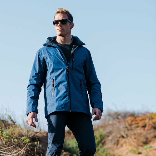 Adventure 2.0 – Men Navy Blue | Eco-Friendly Jacket for All-Weather