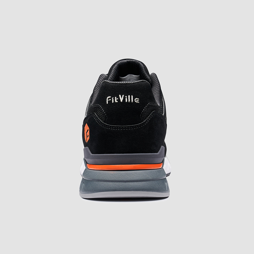 FitVille Men’s Rebound Core Walking Shoes V1 | Comfortable Supportive Sneakers | Everyday Walking & Casual Footwear