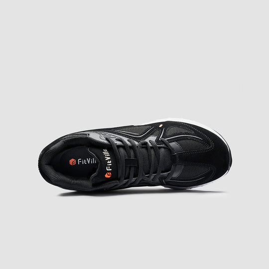 FitVille Men’s Rebound Core Walking Shoes V1 | Comfortable Supportive Sneakers | Everyday Walking & Casual Footwear