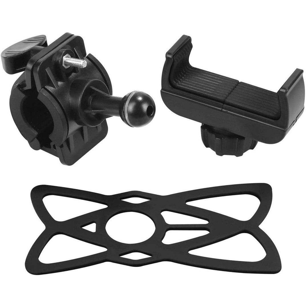 Universal Bike Phone Mount | 360° Rotating Handlebar Holder | Secure Adjustable Smartphone Bicycle Accessory
