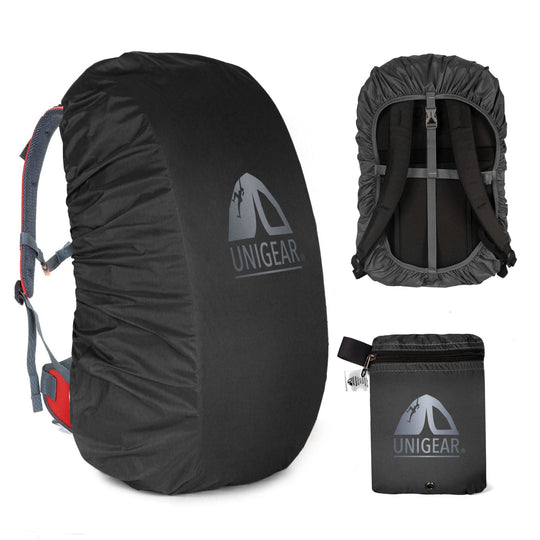 Waterproof Backpack Rain Cover | Adjustable Fit 15L–90L Packs | Reflective Compact Outdoor Gear Protection