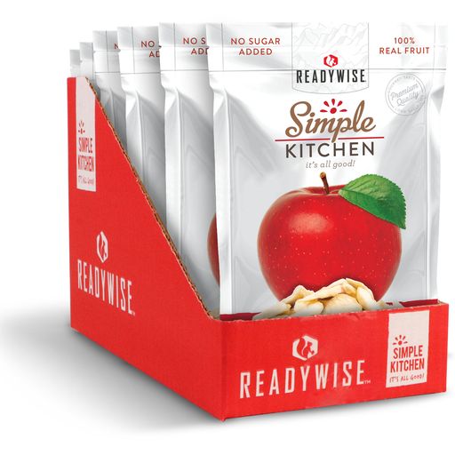 6 CT Case Simple Kitchen Sweet Apples | Freeze-Dried Fruit Snack | Healthy Lightweight Camping & Hiking Food