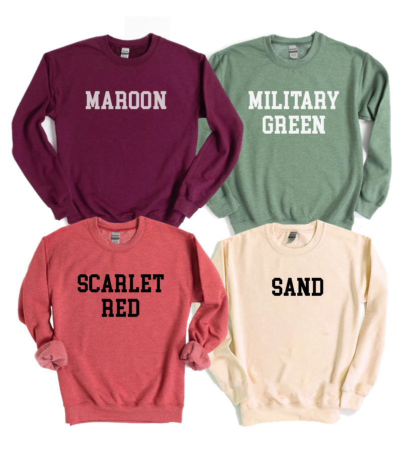 Women’s Wild Sweatshirt | Cozy Crewneck Pullover | Bold Lettering Casual & Outdoor Comfort Wear