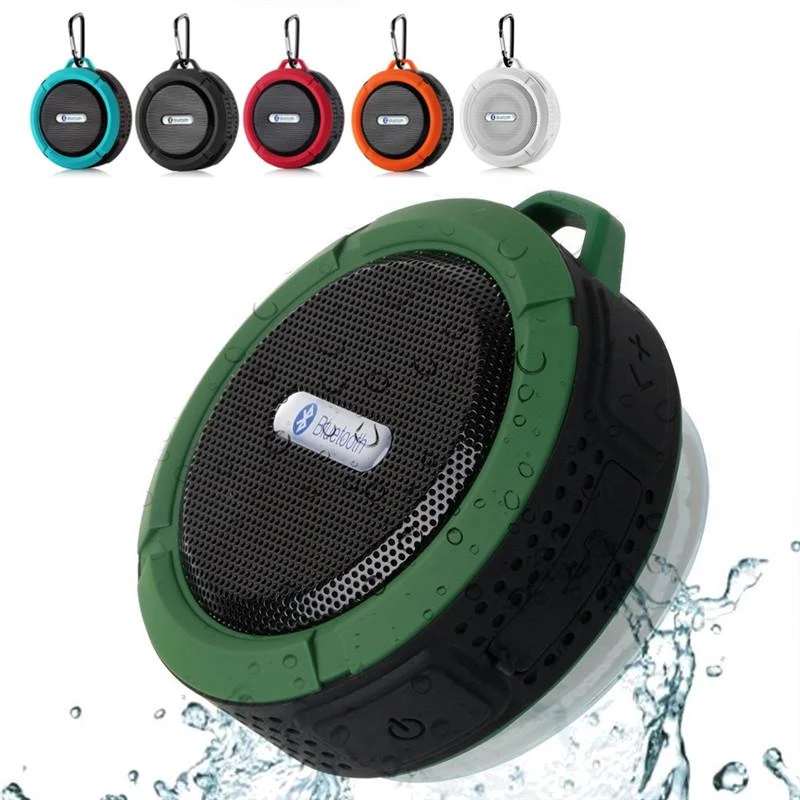 Mini Waterproof Bluetooth Speaker | Compact Outdoor Sound | Suction Mount