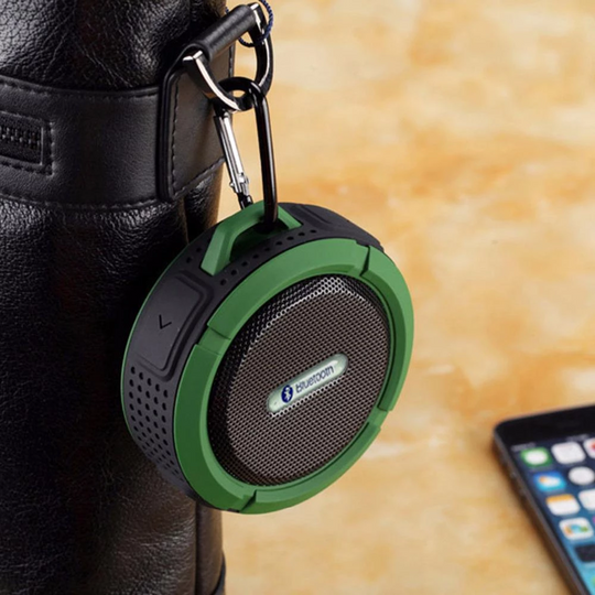 Mini Waterproof Bluetooth Speaker | Compact Outdoor Sound | Suction Mount
