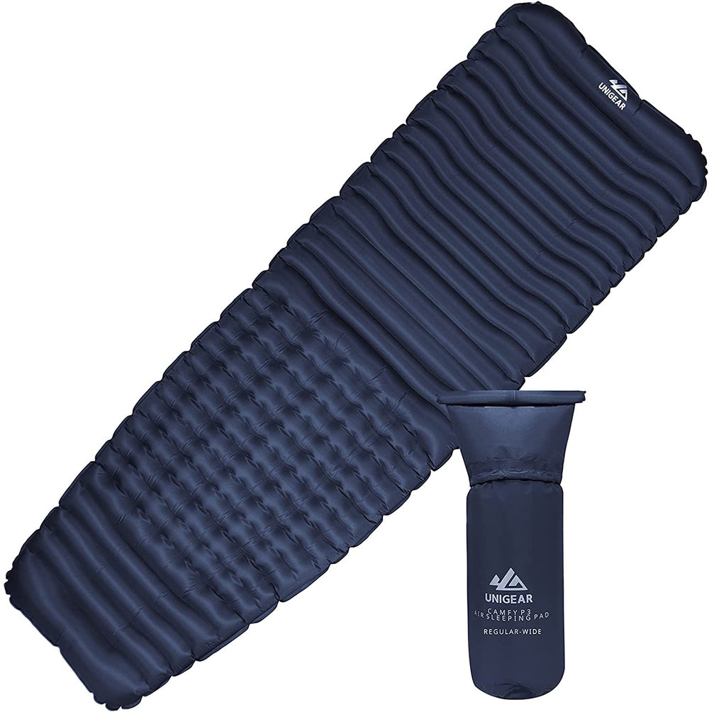 Unigear Ultralight Ergonomic Sleeping Pad | Comfortable Lightweight Camping Mat | Portable Backpacking Sleeping Gear