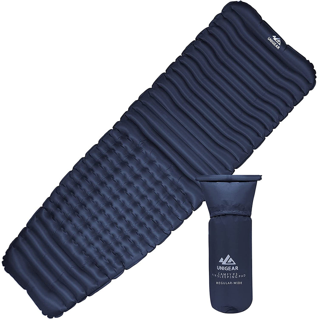 Unigear Ultralight Ergonomic Sleeping Pad | Comfortable Lightweight Camping Mat | Portable Backpacking Sleeping Gear