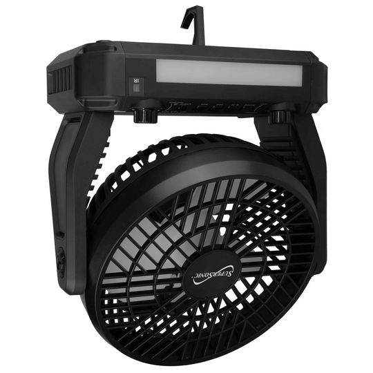 Solar Powered Bluetooth Speaker | Portable Fan & LED Flashlight | All-in-One Outdoor Entertainment & Lighting