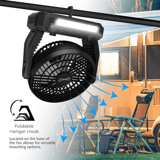 Solar Powered Bluetooth Speaker | Portable Fan & LED Flashlight | All-in-One Outdoor Entertainment & Lighting